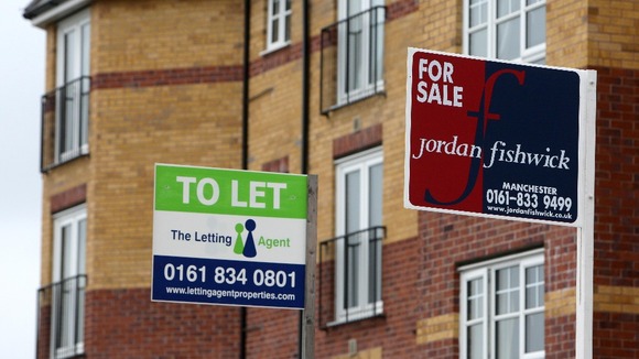 The North West recorded the biggest year-on-year fall in house prices.
