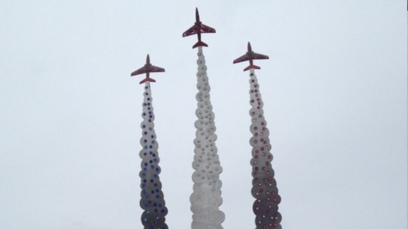 Memorial to Flight Lieutenant Jon Egging of the Red Arrows