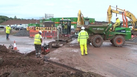 First foundations being laid at new business estate