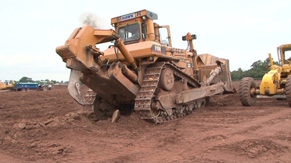 Hard at work at Staffordshire site