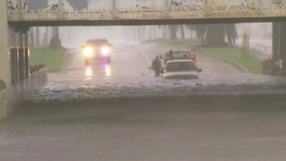 Inland areas of the US Gulf submerged by Hurricane Isaac