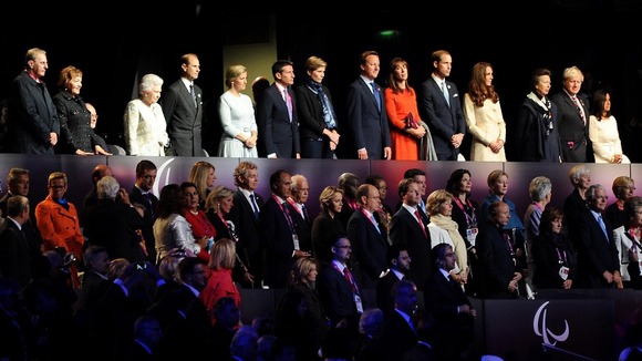 Dignitaries at Olympic Stadium