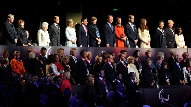 Dignitaries at Olympic Stadium