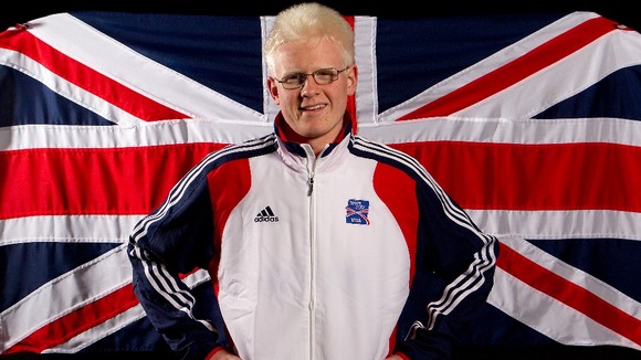 Great Britain goalball player Adam Knott.