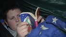Rob prepares for another night in his hammock