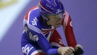 Sarah Storey from Manchester has posted the record time in her qualifying heat of the individual pursuit.