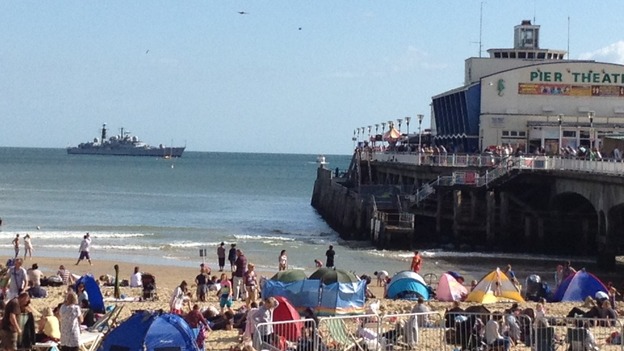 HMS York in Bournemouth