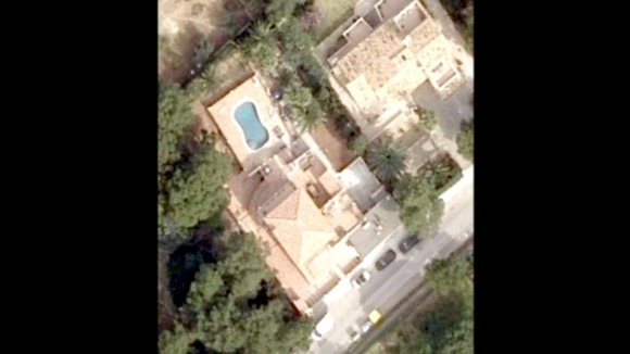 Aerial view of one of the properties