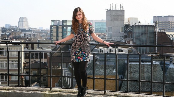 Jenna-Louise Coleman in London as she is unveiled as the new Dr Who assistant.