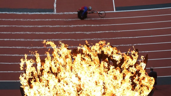The Men's 5000m - T54 Round 1 at the Olympic Stadium