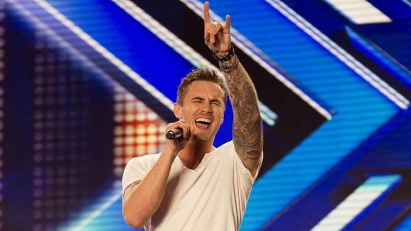 oseph Whelan as he performs during the Manchester auditions for this year's X Factor,