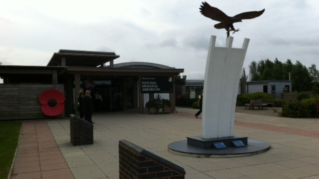 National Memorial Arboretum in Alrewas prepares for Service of Commemmoration
