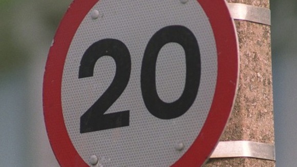 20 mph sign
