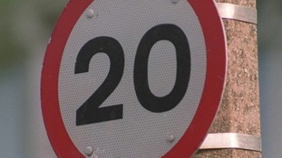 20 mph sign