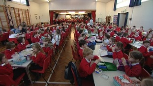 Ocklynge Junior School lunch hall