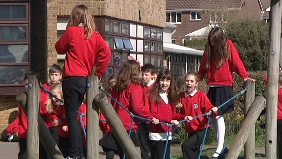 Playtime at Ocklynge Junior School