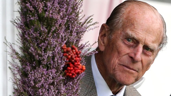 The Duke of Edinburgh at the Braemar Gathering.
