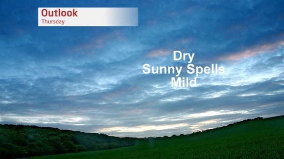 Another warm, dry day