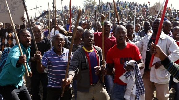 South Africa miners murder charges