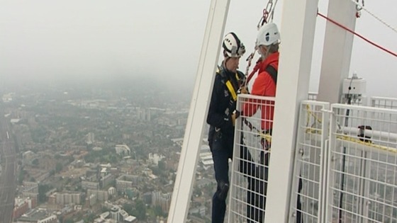 His Royal Highness' safety equipment is checked.