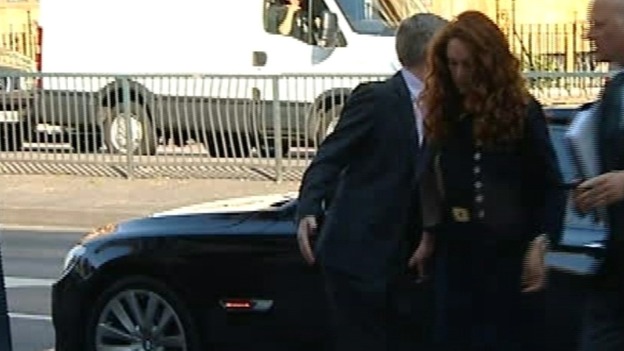 Rebekah Brooks arriving at court