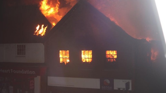 Fire takes hold of Sense charity shop