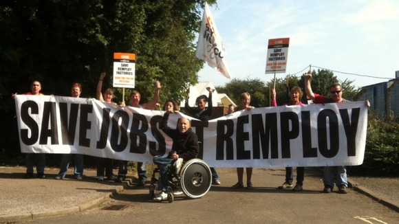 Remploy protestors