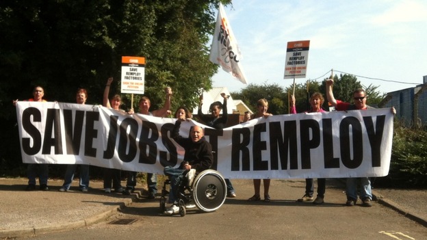 Remploy protestors