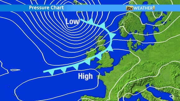 High Pressure bringing us settled weather this week.