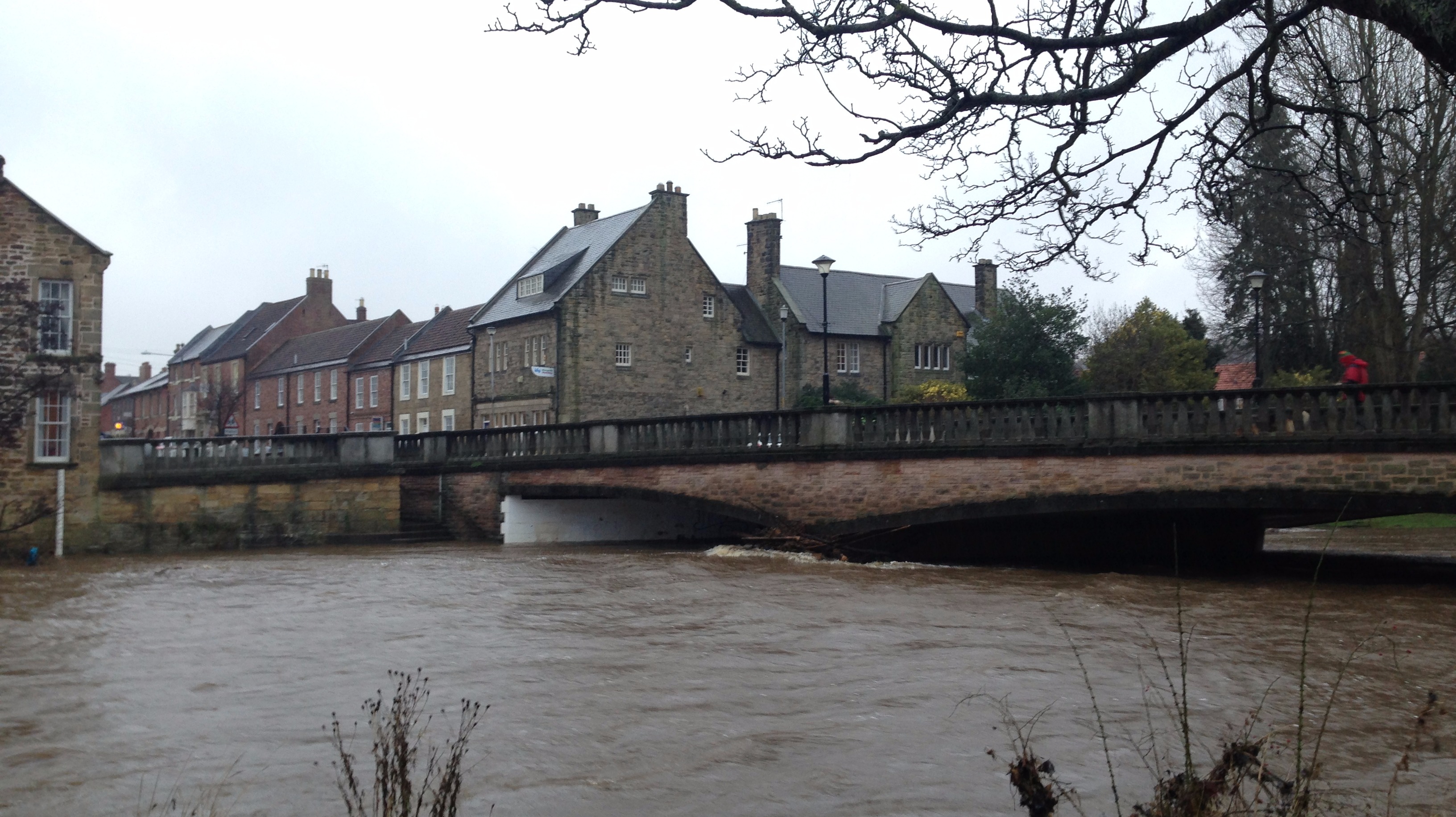 High river levels in Morpeth Tyne Tees ITV News