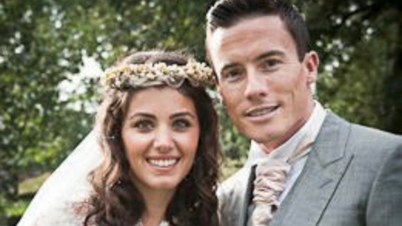 Pop star Katie Melua and her husband James Toseland.