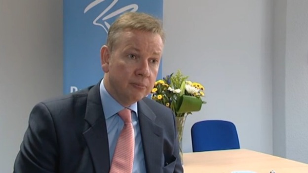 Education Secretary Michael Gove visited the first new school to open in Birmingham for 15 years today.