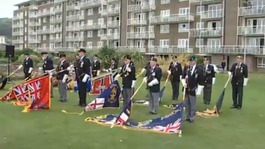 Merchant Navy veterans pay tribute