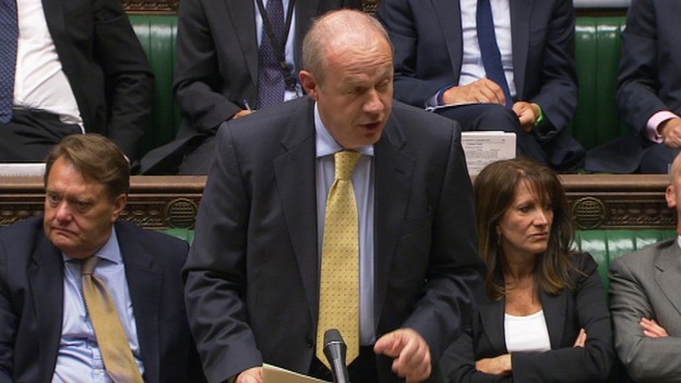 Damian Green addresses MPs