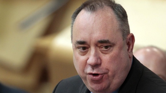 First Minister Alex Salmond