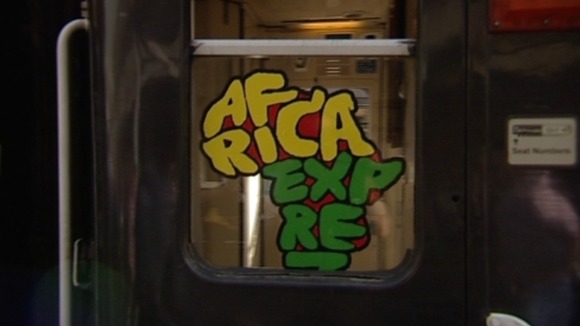 Africa Express train window