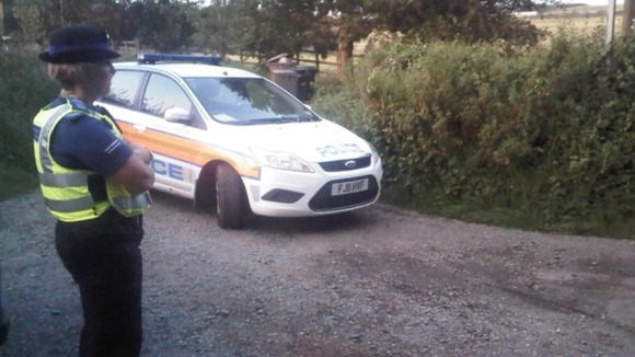 Police at the scene