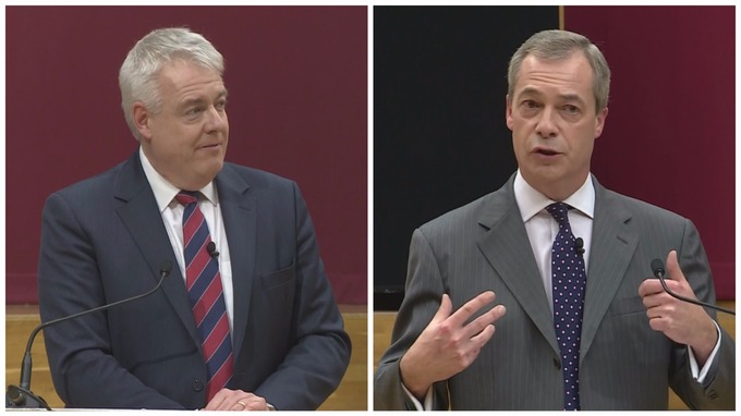 Nigel Farage Carwyn Jones