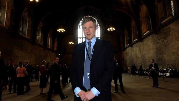 Conservative MP Zac Goldsmith poses for a photograph in Westminster Hall, Palace of Westminster, London.