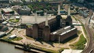 Aerial view of Battersea Power Station.