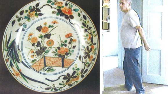 The japanese porcelain taken from Petworth House and the man police want to question