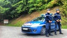 Gendarmes stand guard