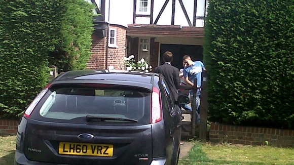 House believed to be Saad al-Hilli's residence.