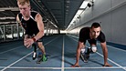 Jonnie Peacock and Oscar Pistorius