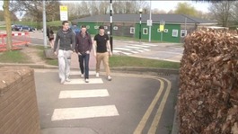 Zebra crossing at a dead end