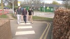Zebra crossing at a dead end