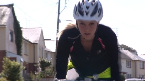 Tancock on bike