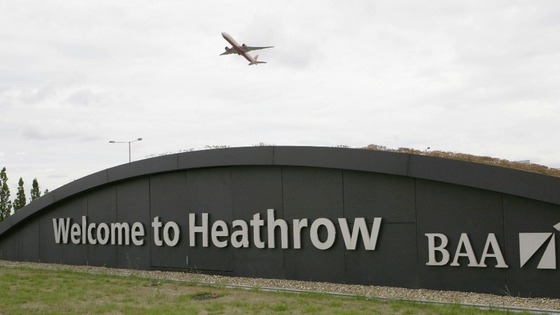 Heathrow Airport.