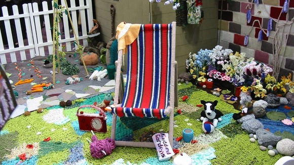 Knitted garden