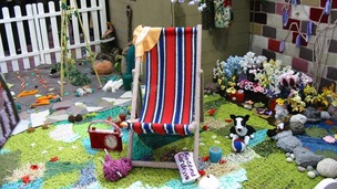 Knitted garden